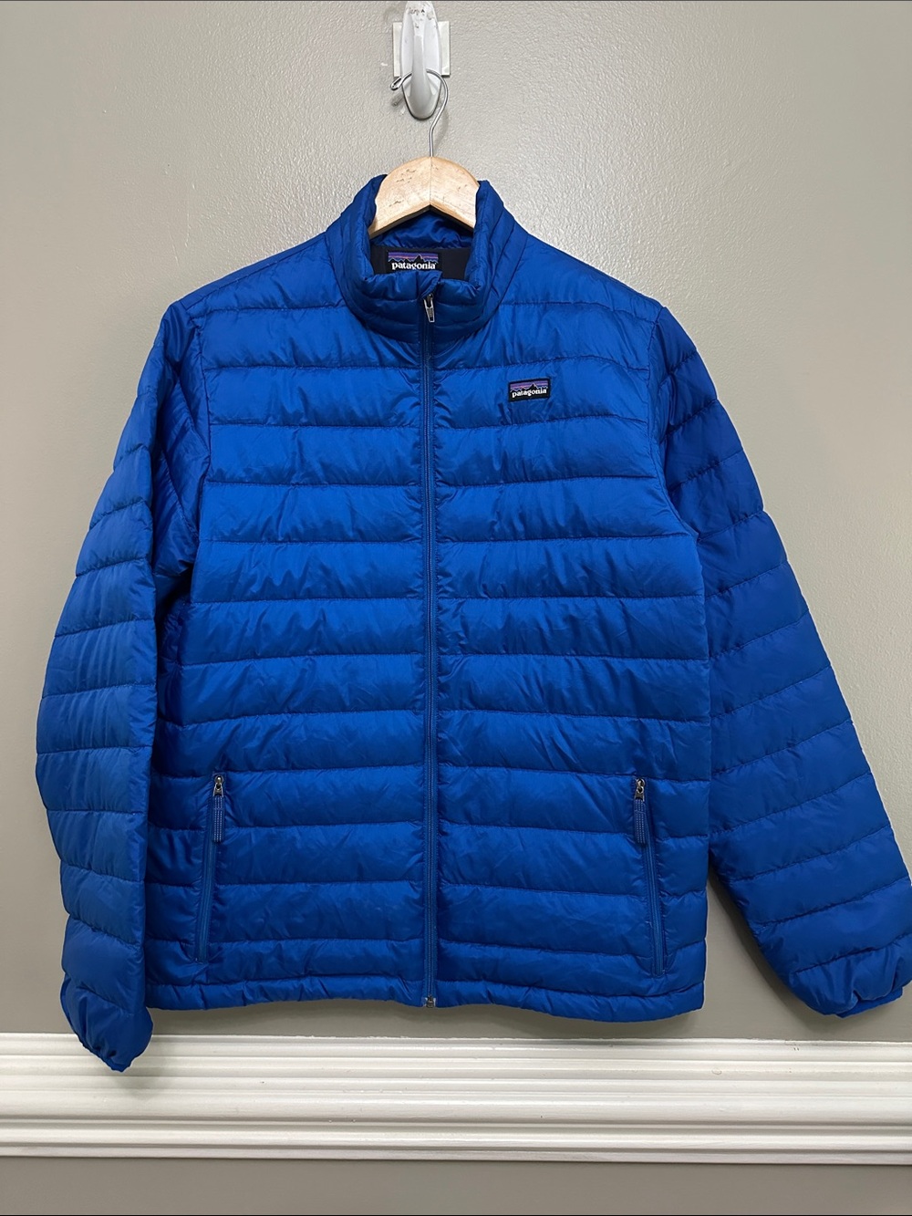 Youth Patagonia goose down full zip jacket Sz XXL